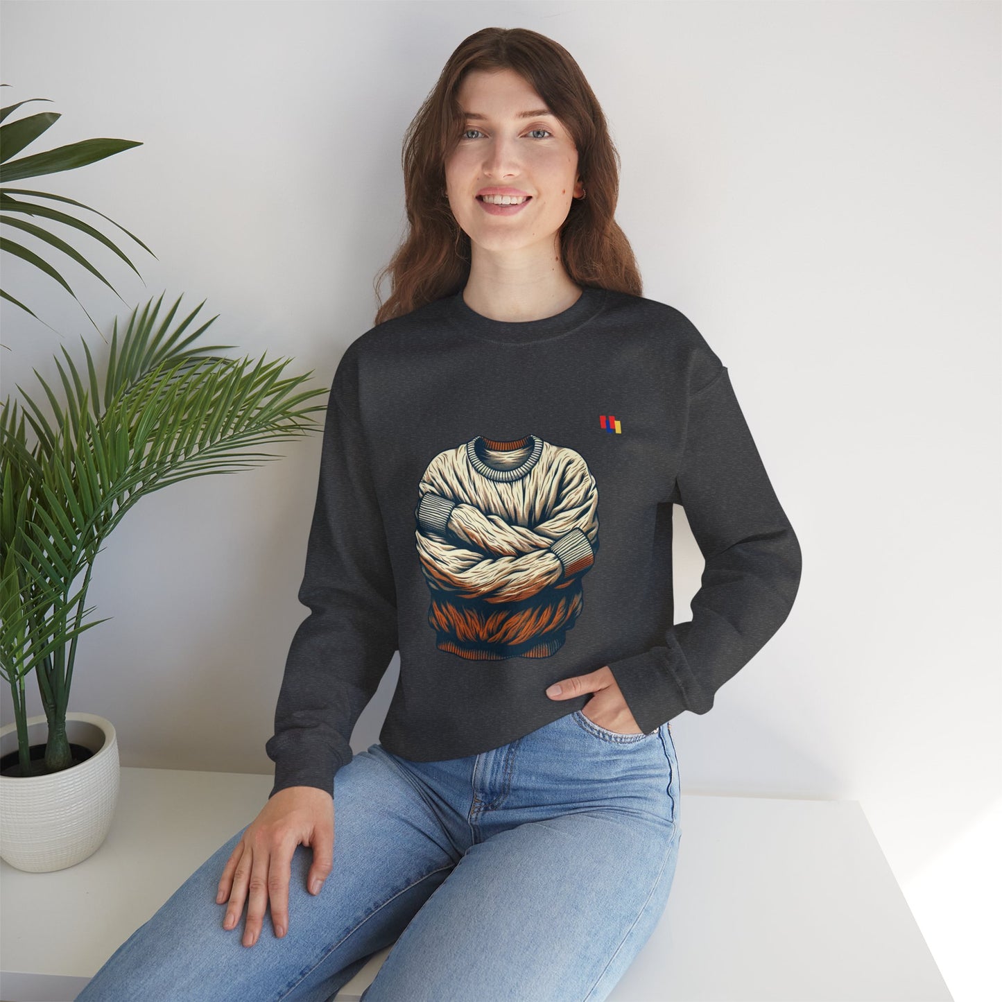 Artistic Crewneck Sweatshirt - Unique Design That Turns Heads