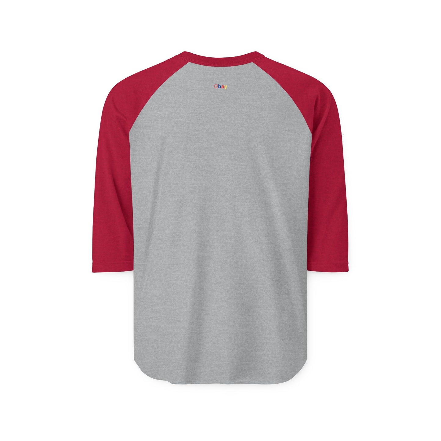 Obay Ultra-Soft Raglan Tee - Unisex Three-Quarter Sleeve Baseball Shirt