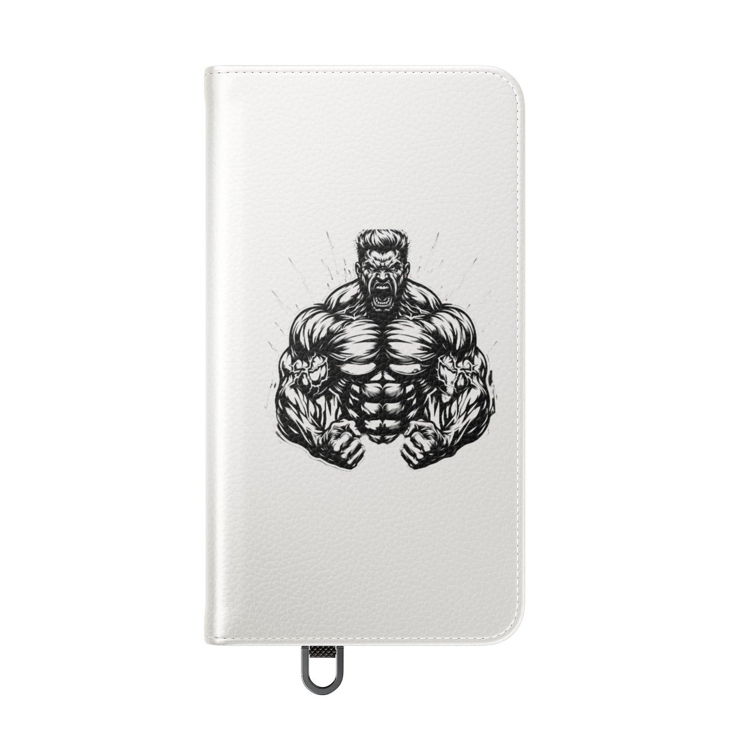 Champion's Motivational iPhone Flip Case | Inspirational Quote Phone Accessory for Fitness Enthusiasts