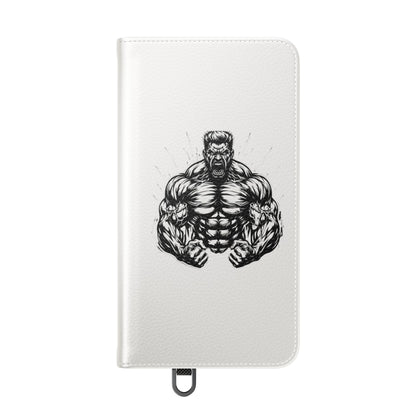 Champion's Motivational iPhone Flip Case | Inspirational Quote Phone Accessory for Fitness Enthusiasts