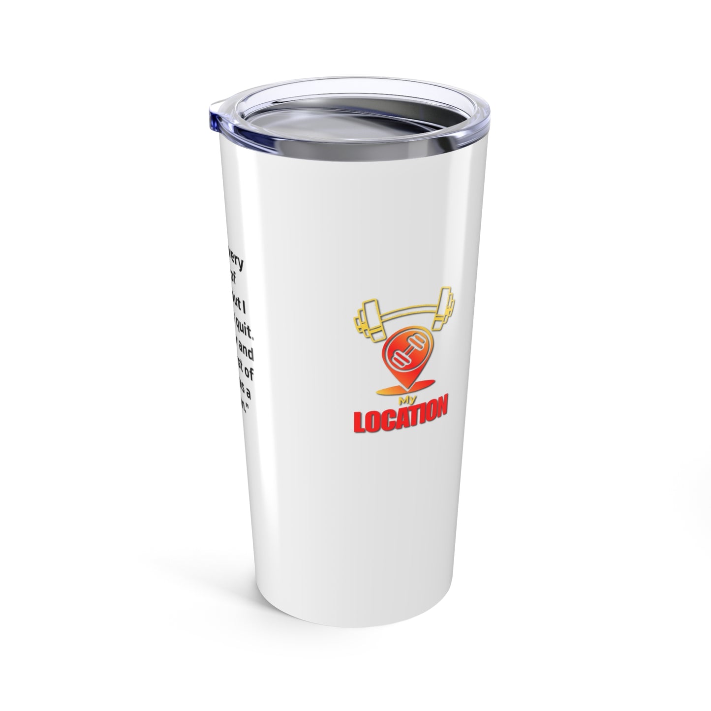 Champion Motivational Tumbler | 20oz Insulated Travel Mug with Inspirational Quotes