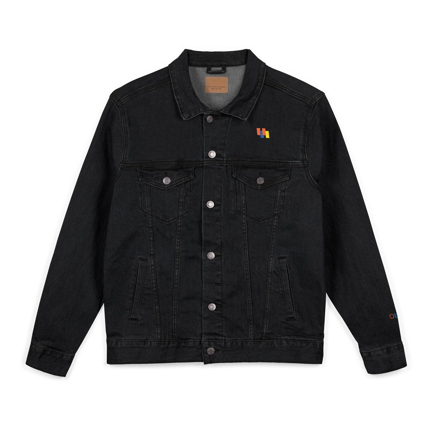 Premium Embroidered Denim Jacket - Unisex Streetwear Essential