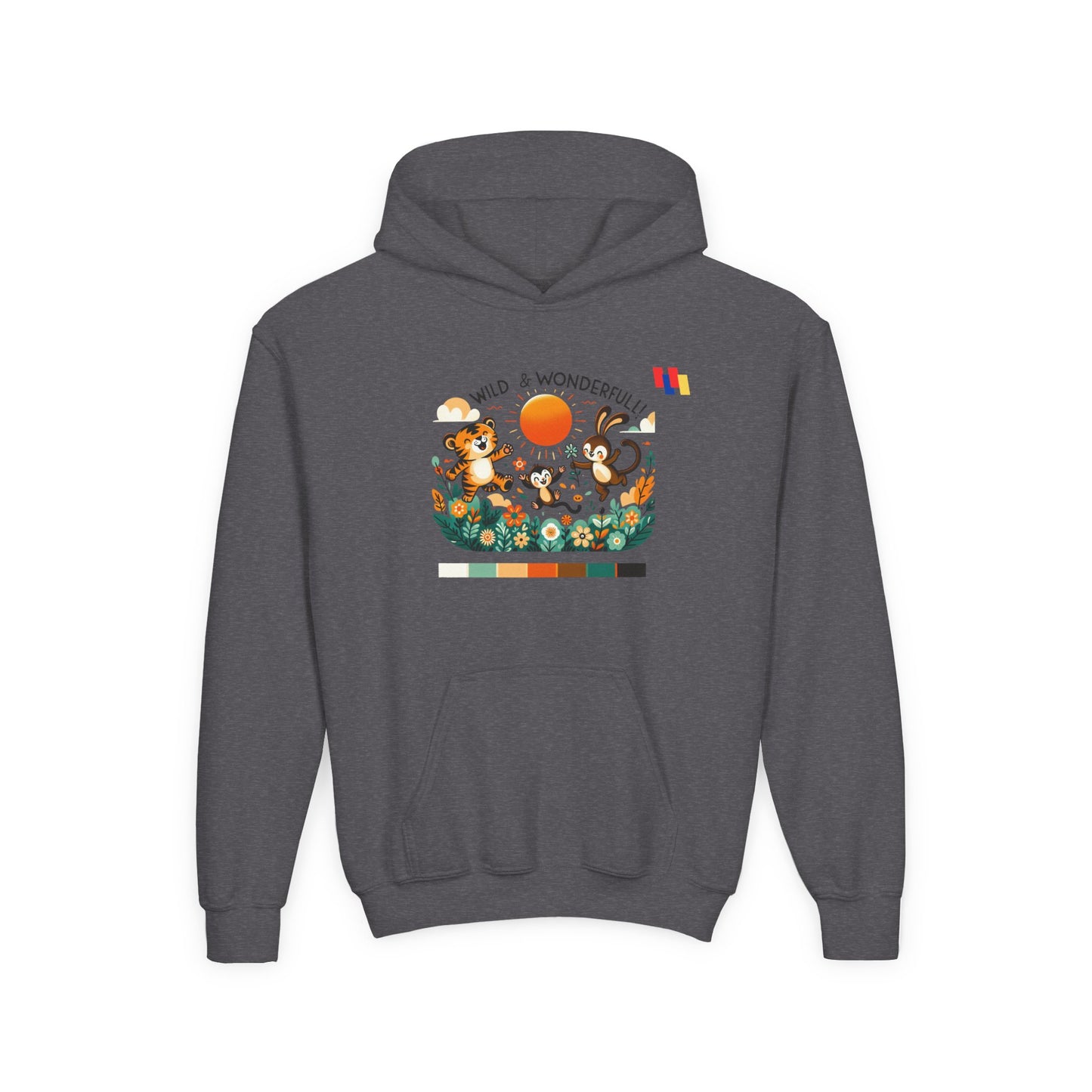 Obay Wild & Wonderful Youth Hoodie - Cozy Animal Design for Adventurous Kids