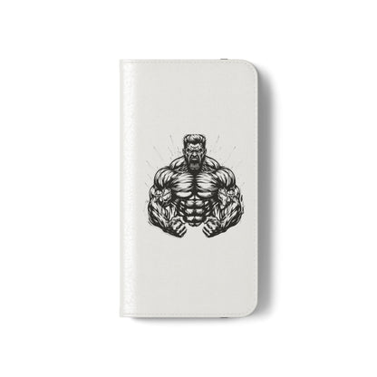 Champion's Motivational iPhone Flip Case | Inspirational Quote Phone Accessory for Fitness Enthusiasts