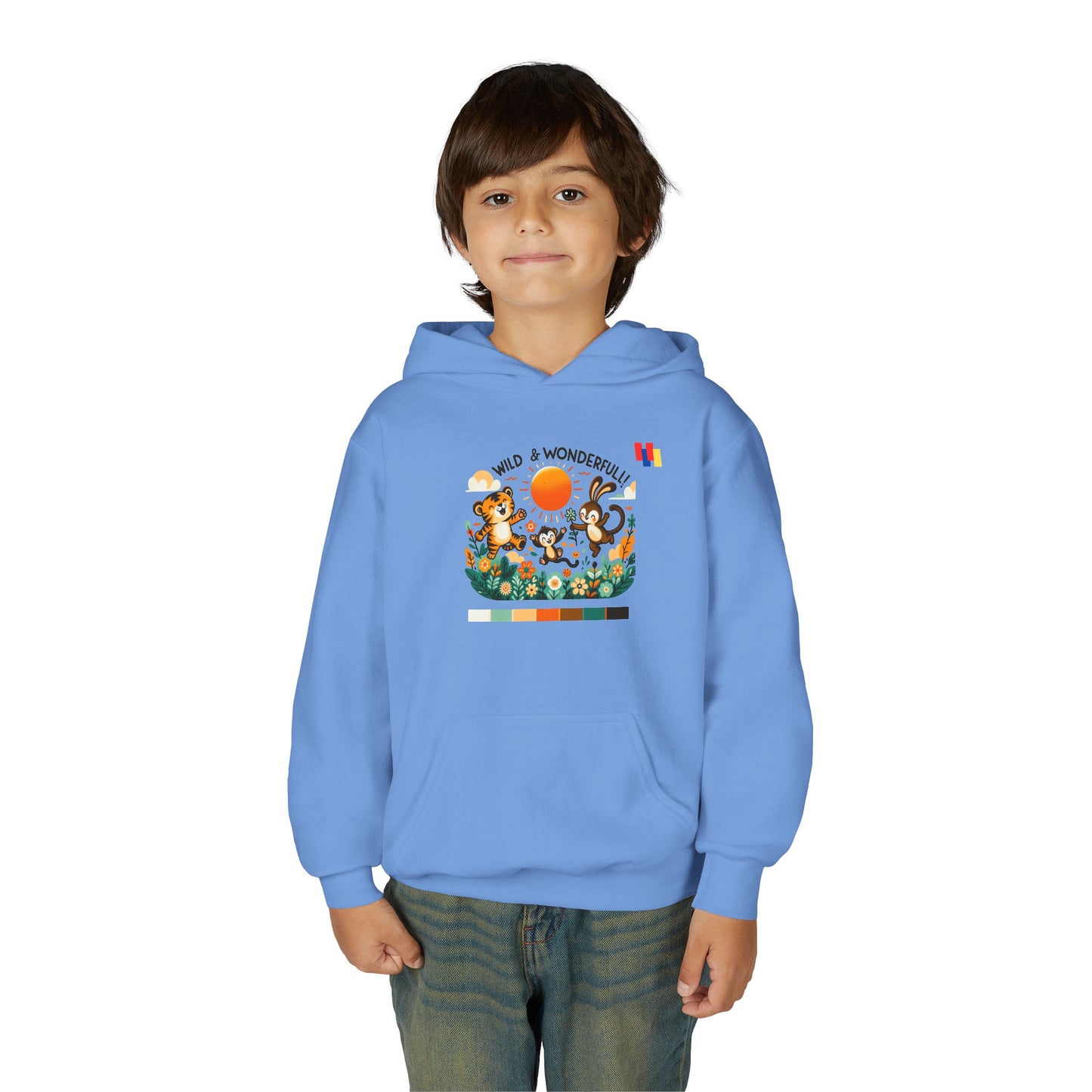 Obay Wild & Wonderful Youth Hoodie - Cozy Animal Design for Adventurous Kids