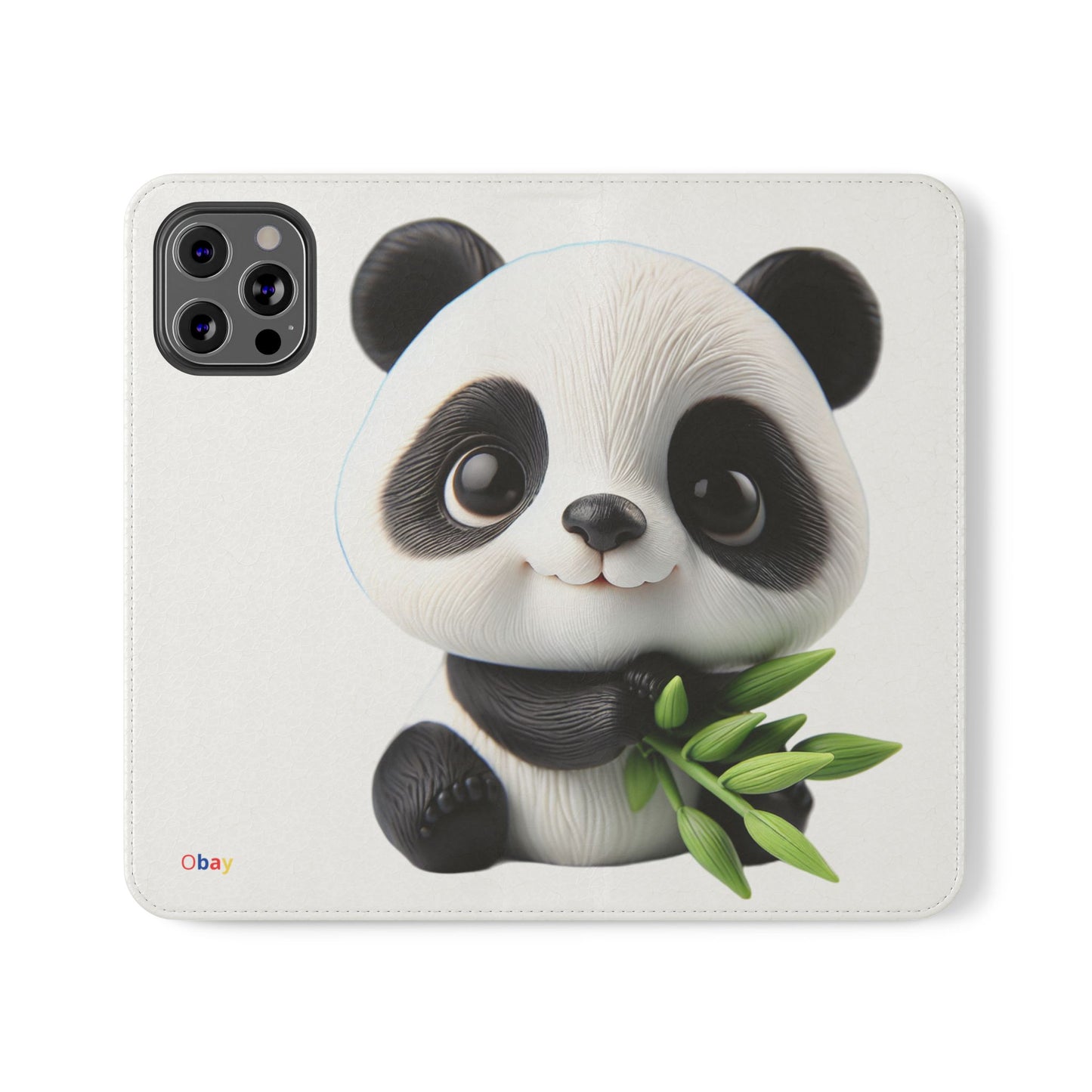 PandaPal Cute Panda Flip Case - Stylish Protection for Kids' Phones, Perfect Gift for Animal Lovers