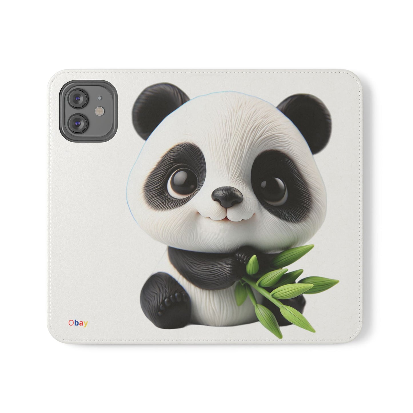 PandaPal Cute Panda Flip Case - Stylish Protection for Kids' Phones, Perfect Gift for Animal Lovers
