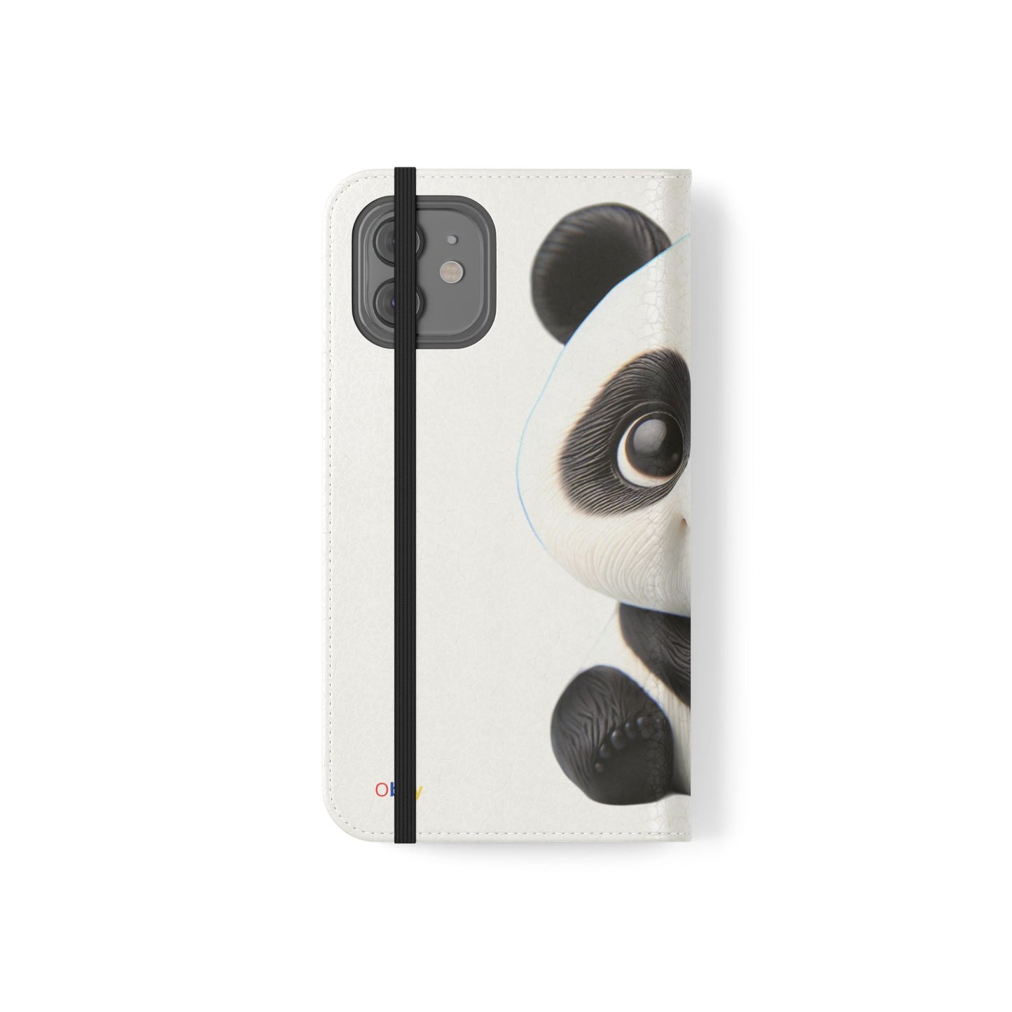 PandaPal Cute Panda Flip Case - Stylish Protection for Kids' Phones, Perfect Gift for Animal Lovers