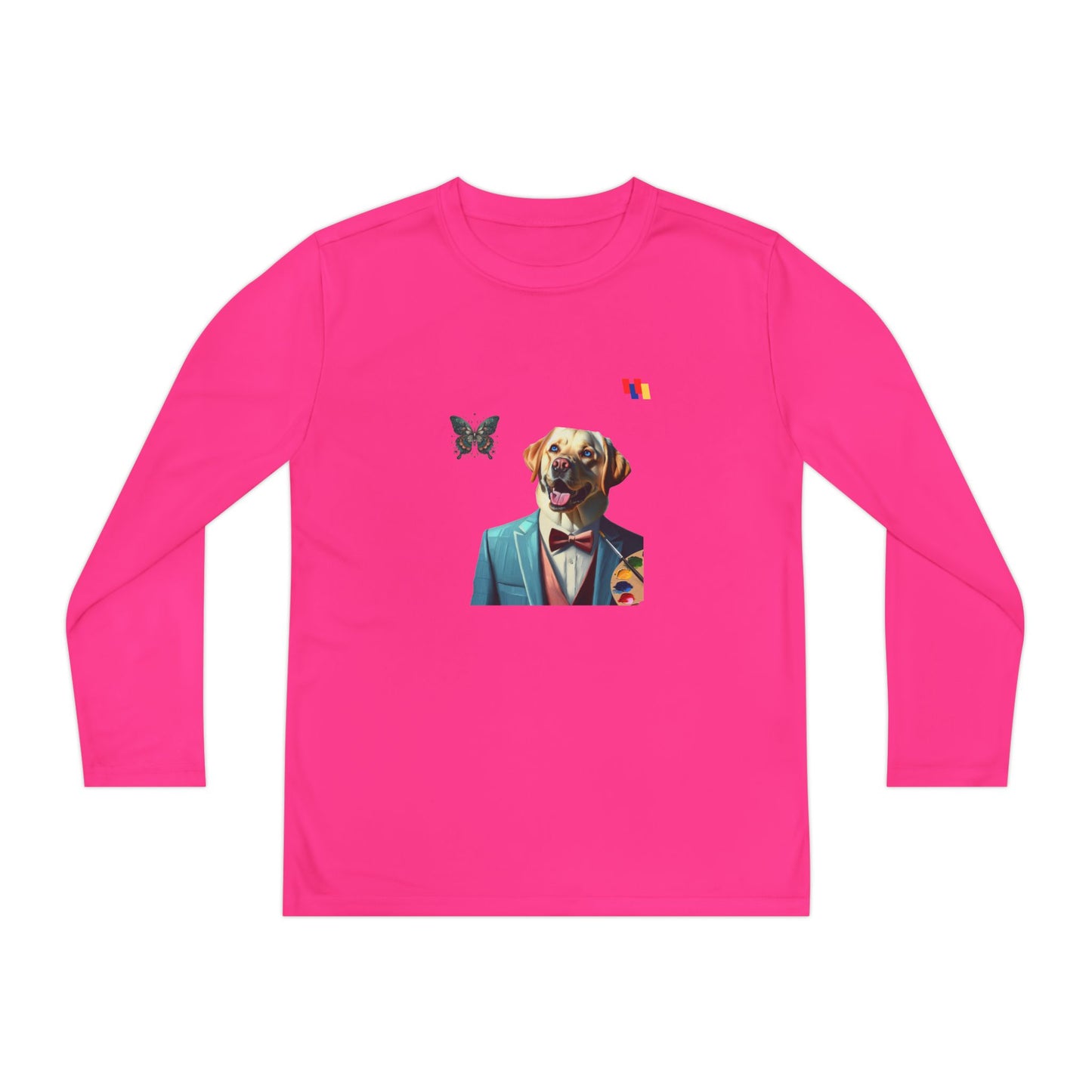 Paws Claws Youth Dog-Themed Long Sleeve Tee - Fun Gift for Animal Lovers, Perfect for Everyday Wear