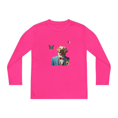 Paws Claws Youth Dog-Themed Long Sleeve Tee - Fun Gift for Animal Lovers, Perfect for Everyday Wear