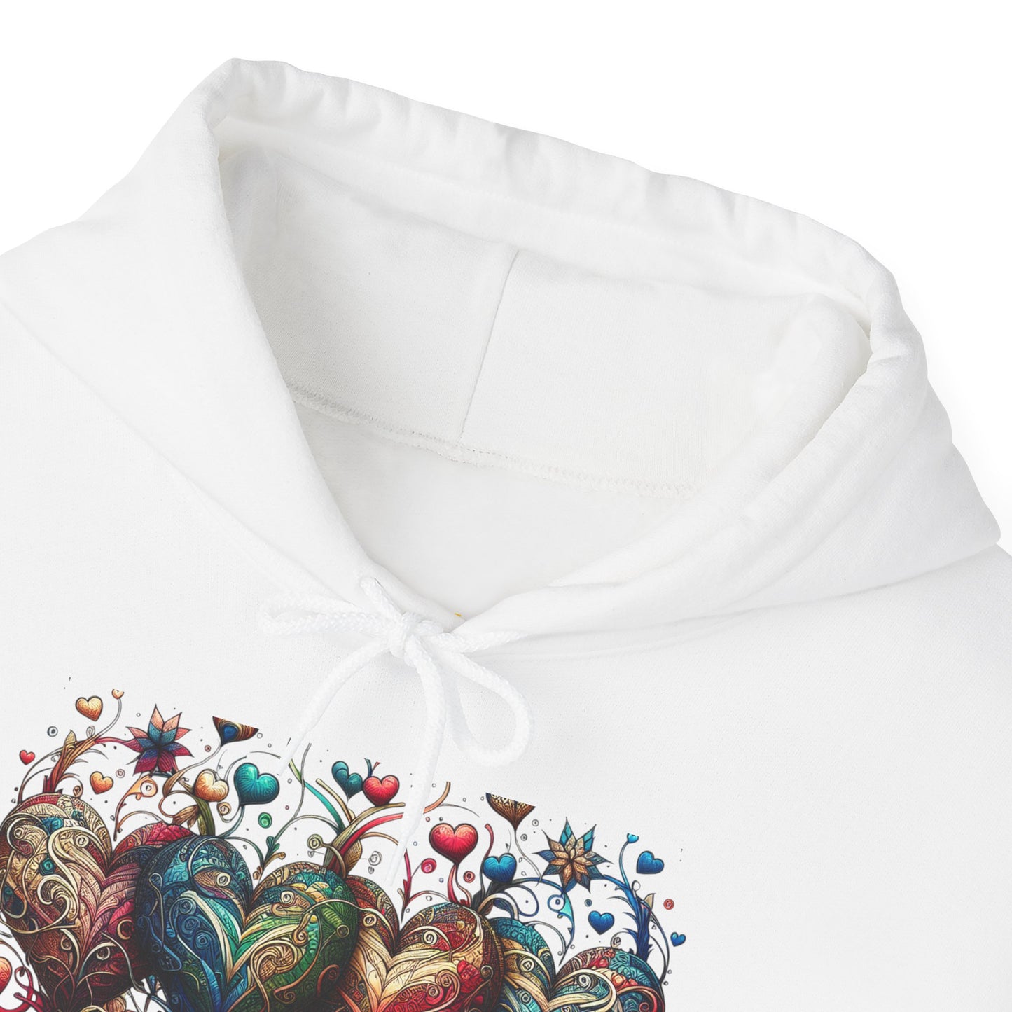 Love-Struck Hearts Hoodie - Ultra-Soft Unisex Comfort That Steals Hearts