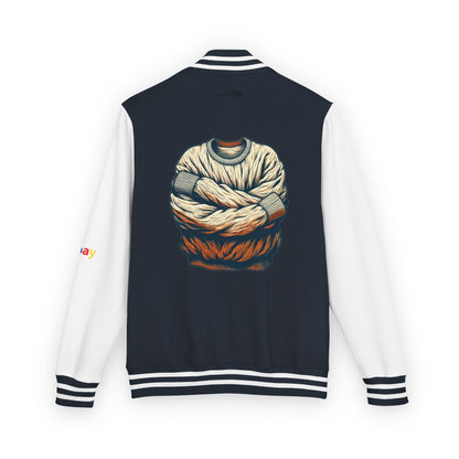 Premium Heavyweight Letterman Jacket - Vintage Athletic Style