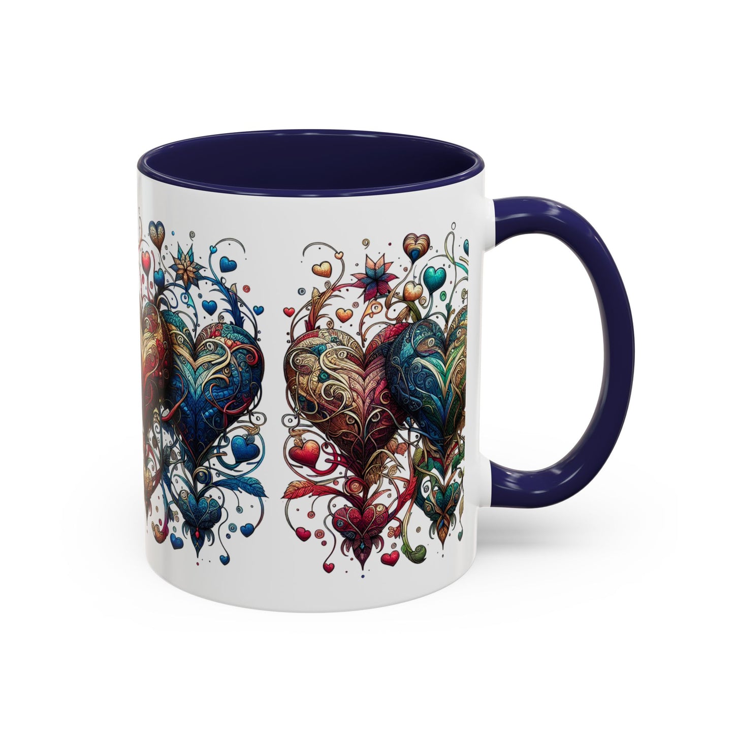 Romantic Heart Coffee Mug - Perfect for Coffee Lovers