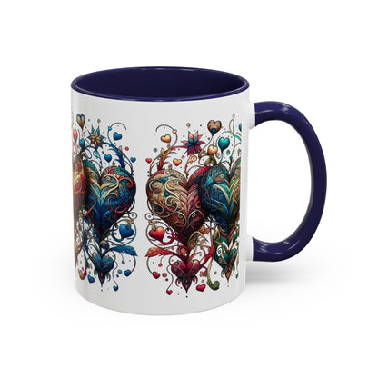 Romantic Heart Coffee Mug - Perfect for Coffee Lovers