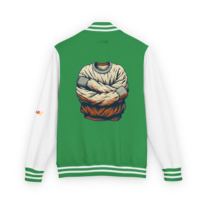 Premium Heavyweight Letterman Jacket - Vintage Athletic Style