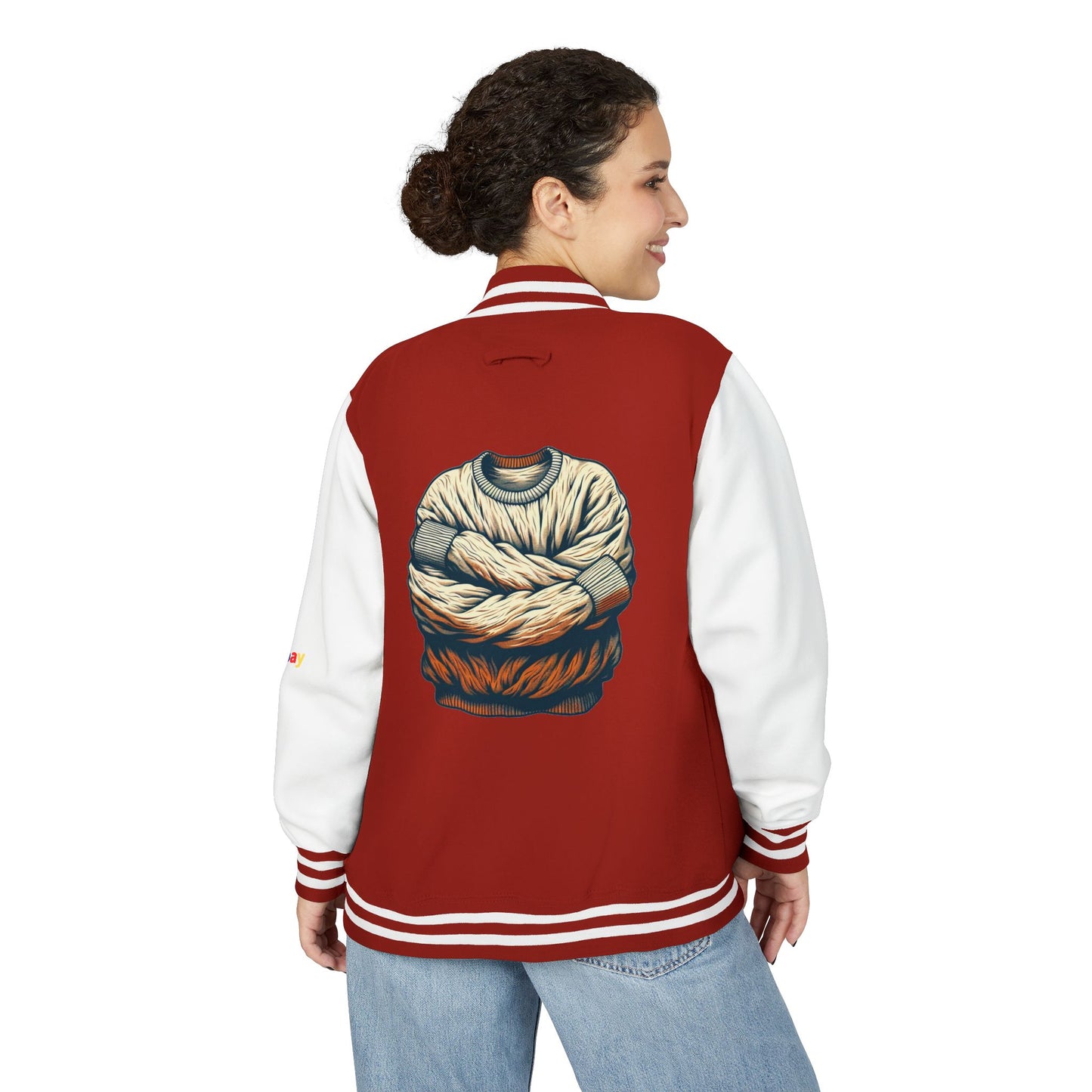 Premium Heavyweight Letterman Jacket - Vintage Athletic Style