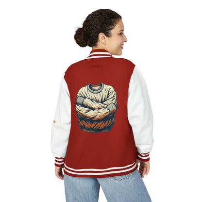 Premium Heavyweight Letterman Jacket - Vintage Athletic Style