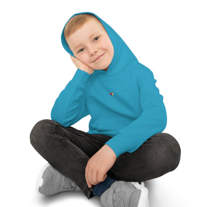Vibrant Blue Kids Adventure Hoodie - Cozy Nature-Inspired Design