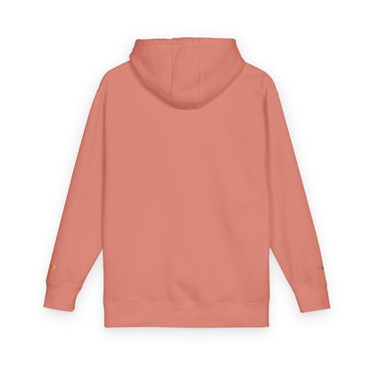 Obay Soft Peach Embroidered Fleece Hoodie | Cozy Unisex Layer for Spring Style & Everyday Comfort