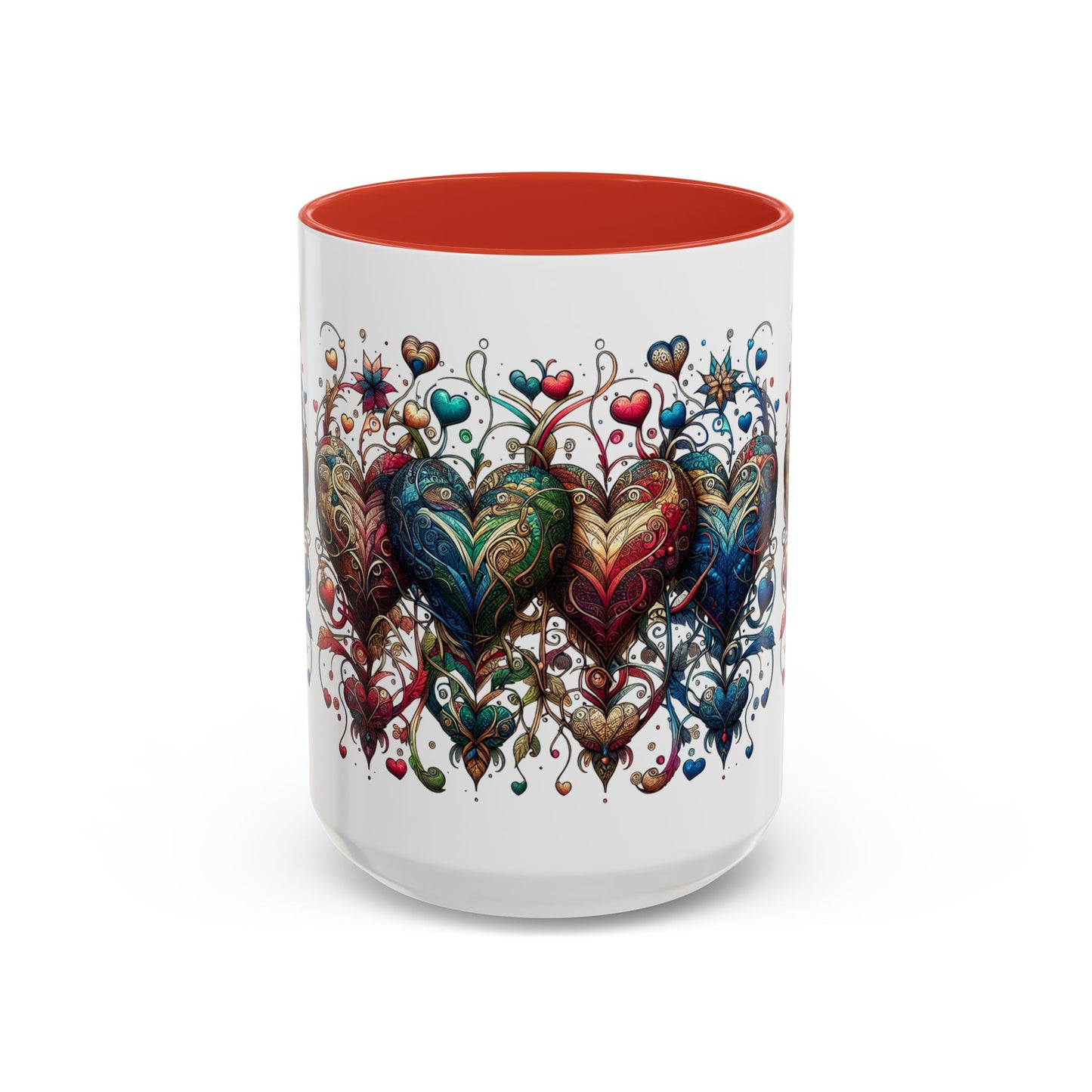 Romantic Heart Coffee Mug - Perfect for Coffee Lovers