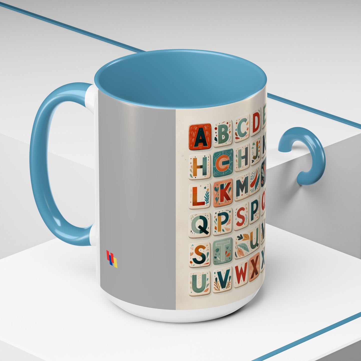 Obay Charming Coffee Mug with Alphabet Design