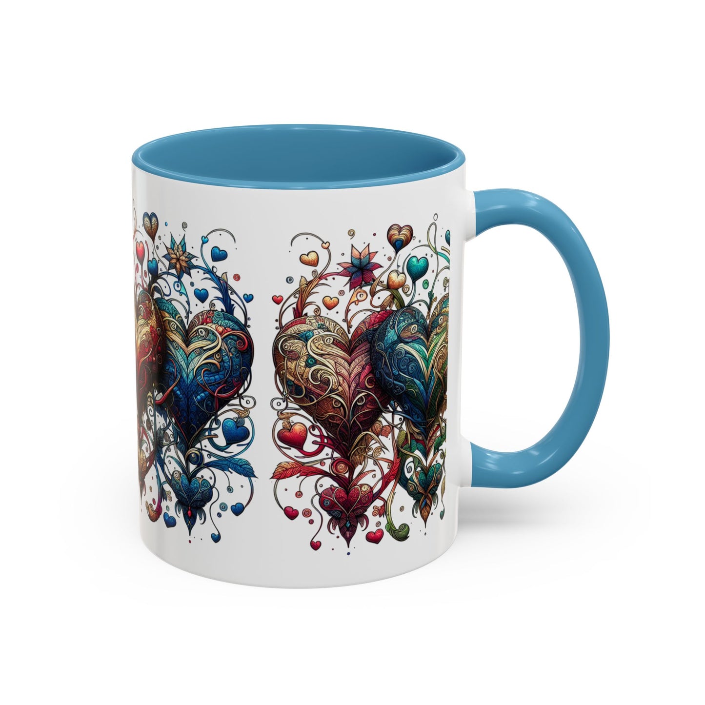 Romantic Heart Coffee Mug - Perfect for Coffee Lovers