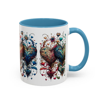 Romantic Heart Coffee Mug - Perfect for Coffee Lovers