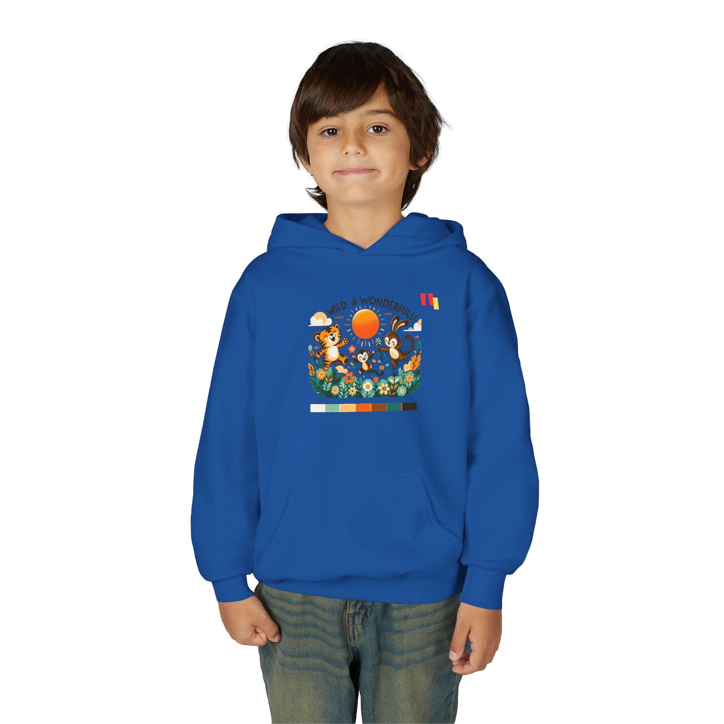 Obay Wild & Wonderful Youth Hoodie - Cozy Animal Design for Adventurous Kids