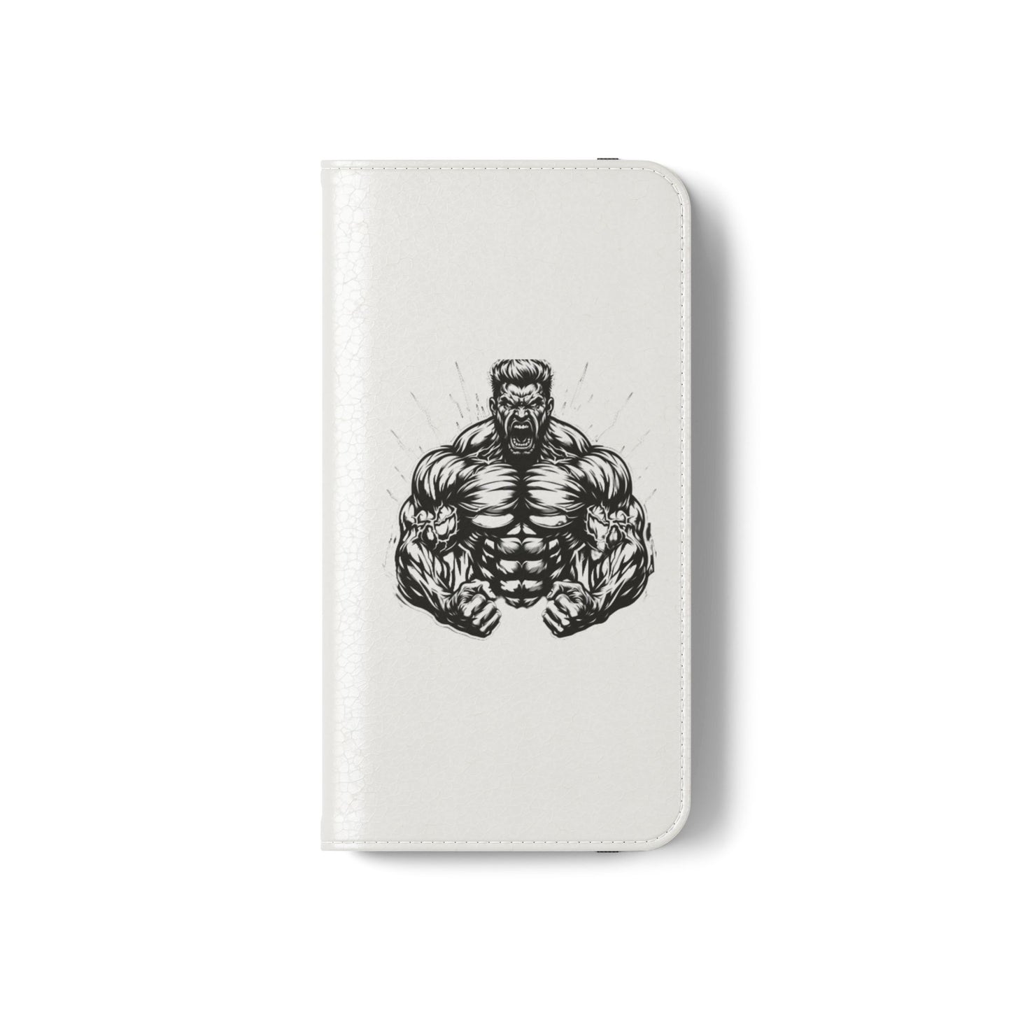 Champion's Motivational iPhone Flip Case | Inspirational Quote Phone Accessory for Fitness Enthusiasts