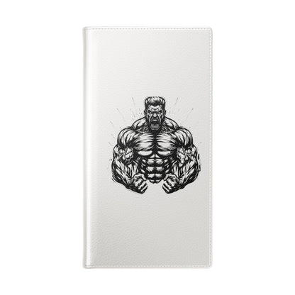 Champion's Motivational iPhone Flip Case | Inspirational Quote Phone Accessory for Fitness Enthusiasts