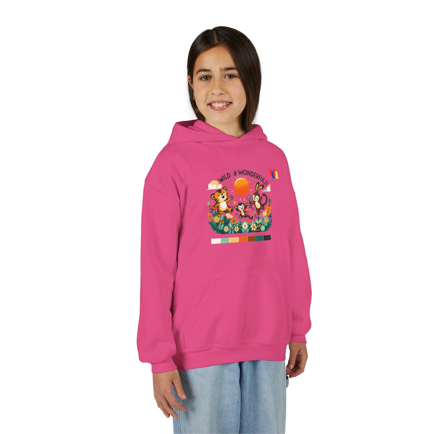 Obay Wild & Wonderful Youth Hoodie - Cozy Animal Design for Adventurous Kids