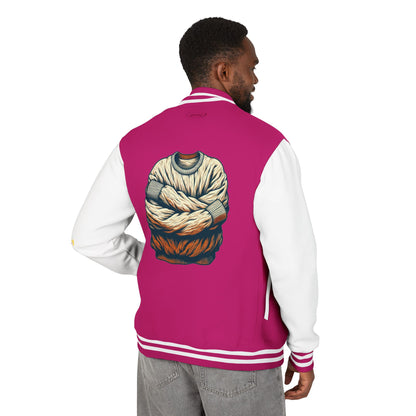 Premium Heavyweight Letterman Jacket - Vintage Athletic Style