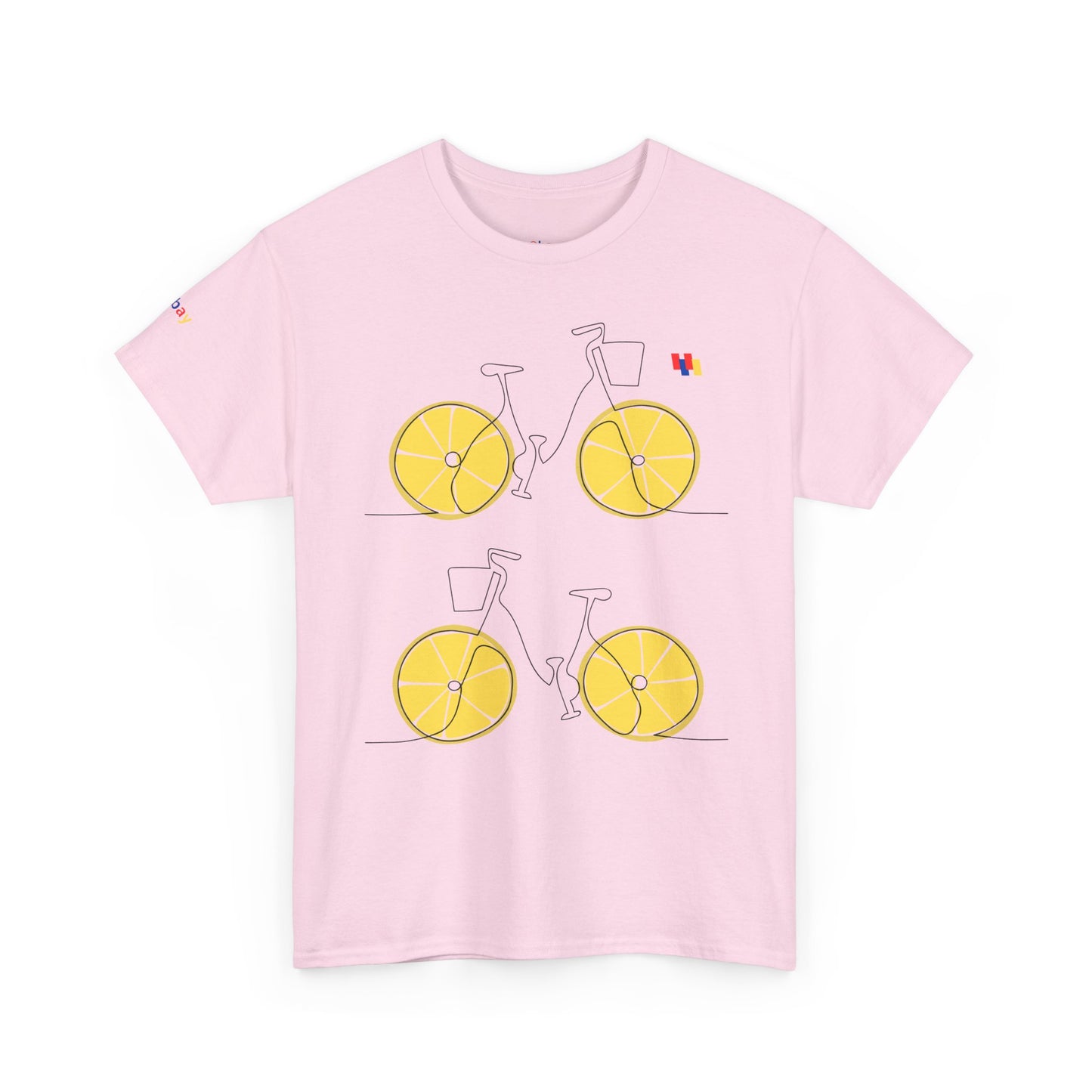 Lemon Bicycle Unisex Heavy Cotton Tee - Fun Graphic Shirt for Cyclists
