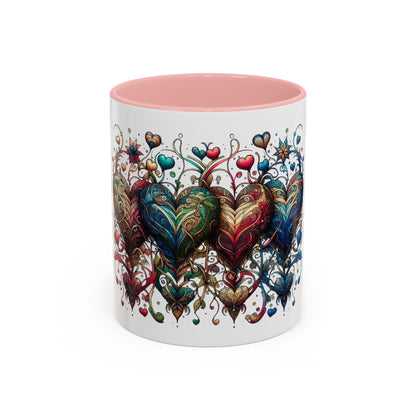 Romantic Heart Coffee Mug - Perfect for Coffee Lovers