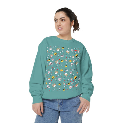Adorable Cat Lover's Dream Sweatshirt - Ultra-Cozy Unisex Design