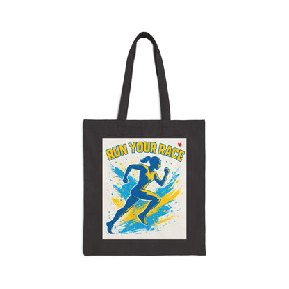 Premium Cotton Canvas Tote Bag - Eco-Friendly Reusable Shopping Bag