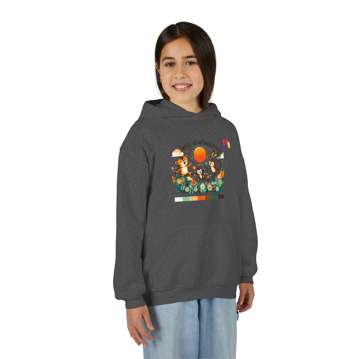 Obay Wild & Wonderful Youth Hoodie - Cozy Animal Design for Adventurous Kids