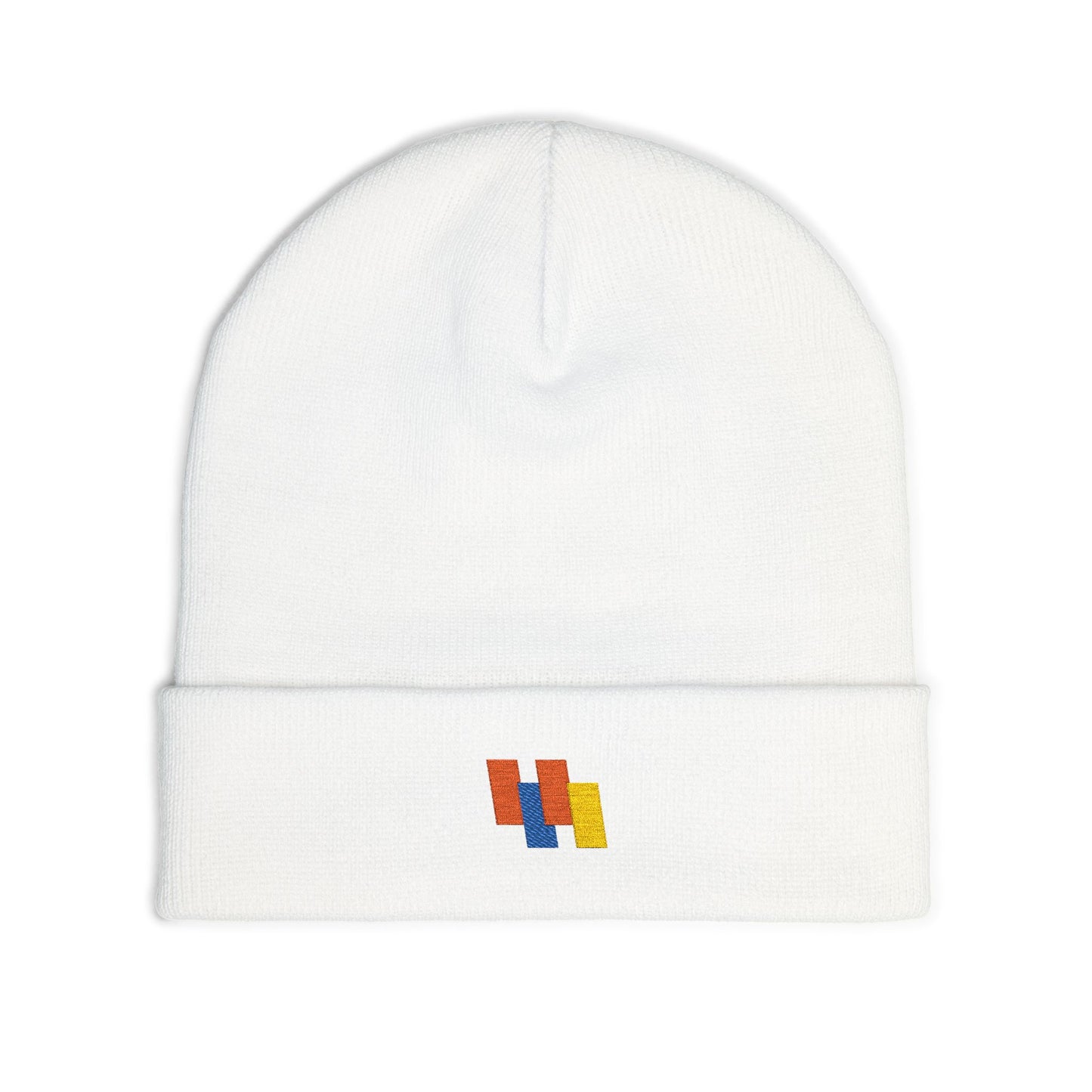 Cozy Knit Beanie - Vibrant Embroidery, Warm Winter Hat, Perfect Gift for Him/Her, Trendy Outdoor Accessory