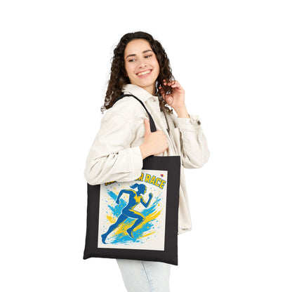 Premium Cotton Canvas Tote Bag - Eco-Friendly Reusable Shopping Bag