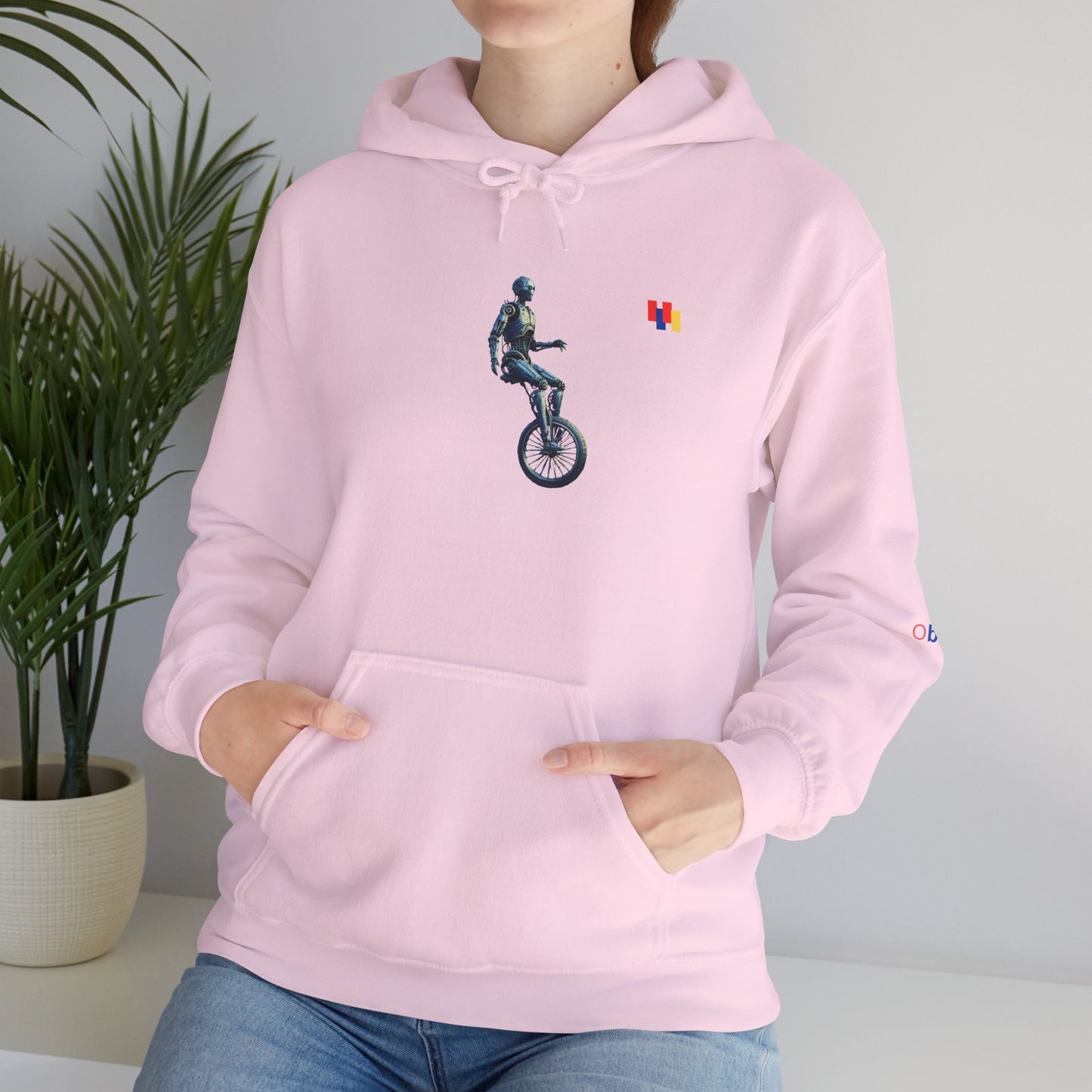 Unicyclist Art Hoodie - Cozy Unisex Sweatshirt, Perfect Everyday Casual Wear