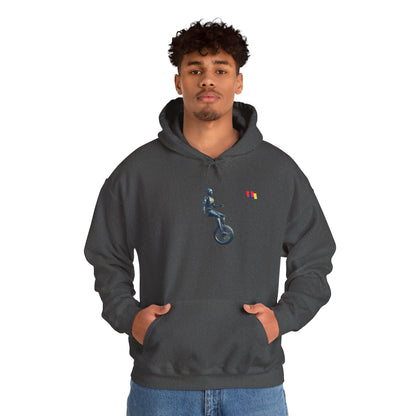 Unicyclist Art Hoodie - Cozy Unisex Sweatshirt, Perfect Everyday Casual Wear
