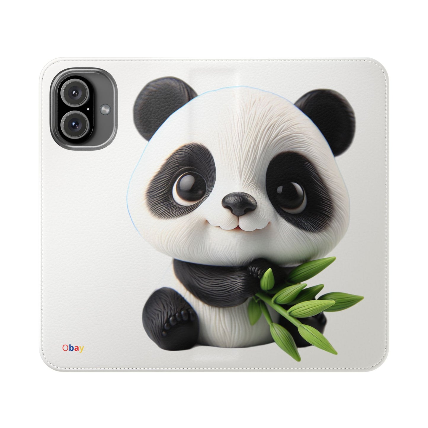 PandaPal Cute Panda Flip Case - Stylish Protection for Kids' Phones, Perfect Gift for Animal Lovers