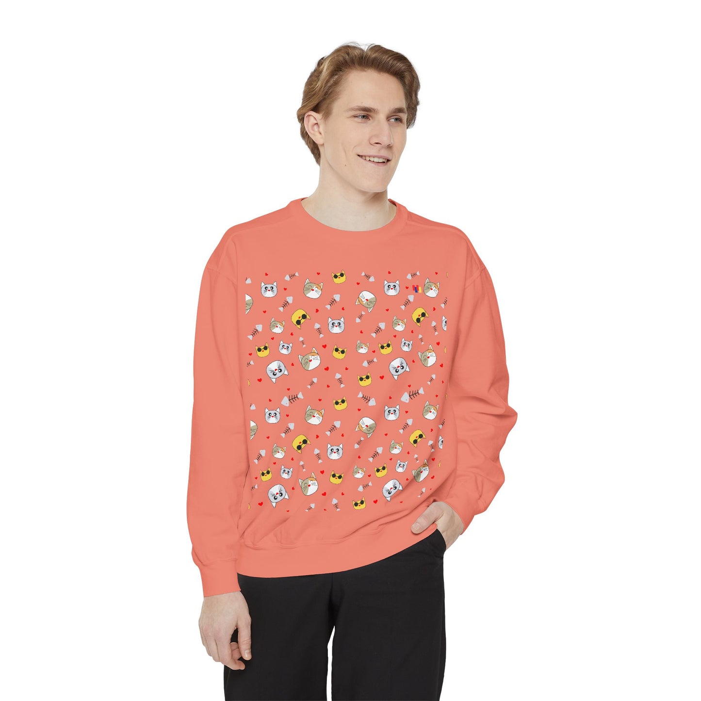 Adorable Cat Lover's Dream Sweatshirt - Ultra-Cozy Unisex Design