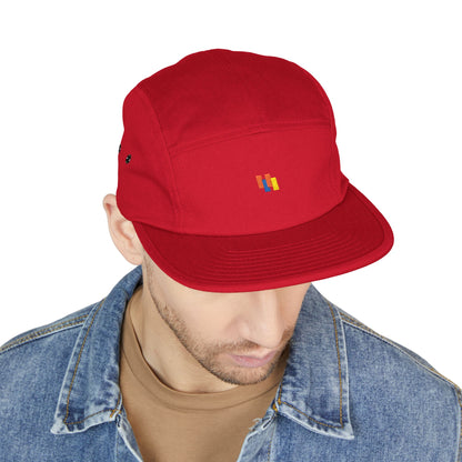 Premium 5-Panel Embroidered Cap - Trendy Streetwear Hat | Obay