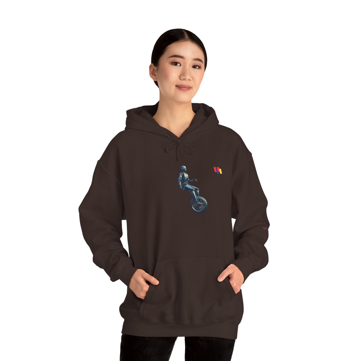 Unicyclist Art Hoodie - Cozy Unisex Sweatshirt, Perfect Everyday Casual Wear