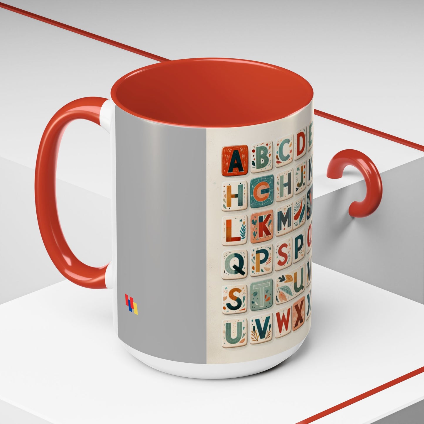 Obay Charming Coffee Mug with Alphabet Design