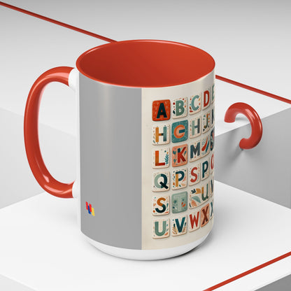 Obay Charming Coffee Mug with Alphabet Design