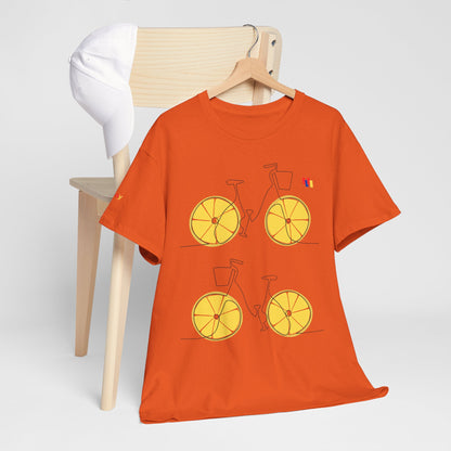 Lemon Bicycle Unisex Heavy Cotton Tee - Fun Graphic Shirt for Cyclists