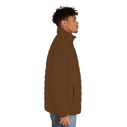 Stylish Men's Puffer Jacket - Cozy & Versatile Winter Essential for Hiking, Casual Outings