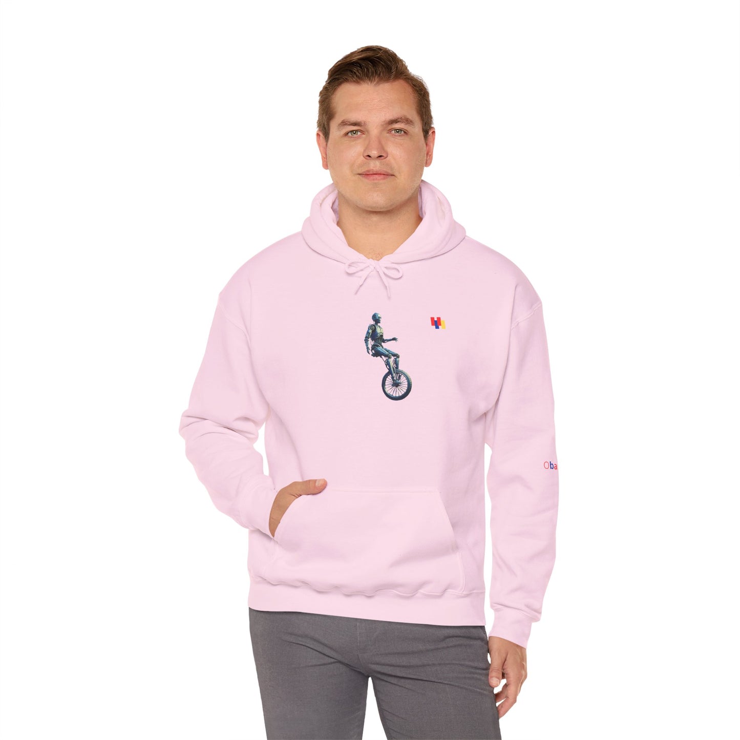 Unicyclist Art Hoodie - Cozy Unisex Sweatshirt, Perfect Everyday Casual Wear